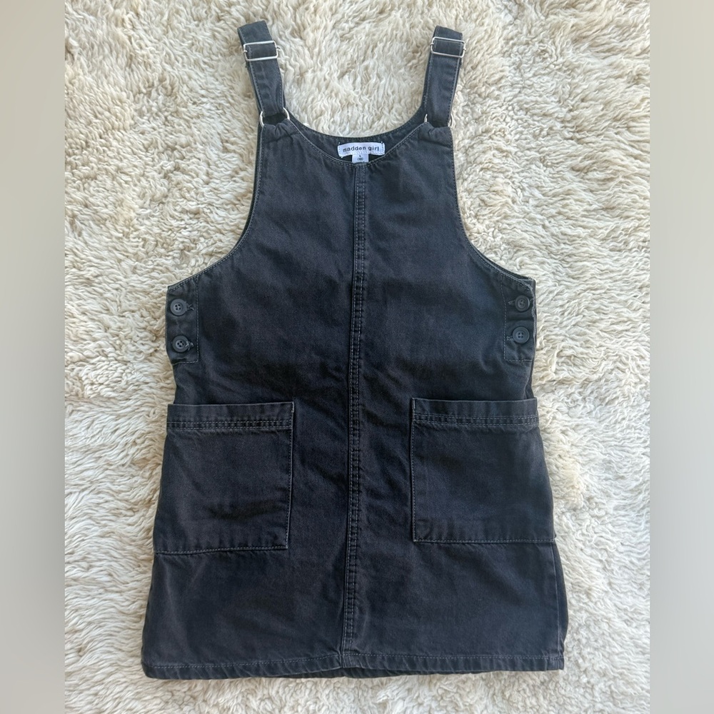 Madden Girl Charcoal Denim Dress